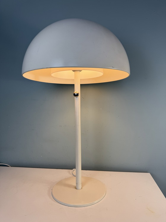 Vintage IKEA Brasa Table Lamp – White – Retro Design – Metal (photo 13 of 15)
