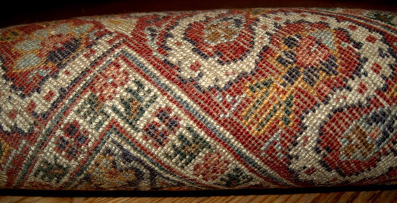 Image 1 of Alfombra persa Tabriz antigua hecha a mano, 128 cm x 179 cm (4,2' x 5,9'), década de 1920 - 1B154