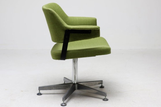 André Cordemeyer — Chaise de bureau pour Gispen – Chaises pivotantes, Aluminium, Wool (photo 4 of 11)