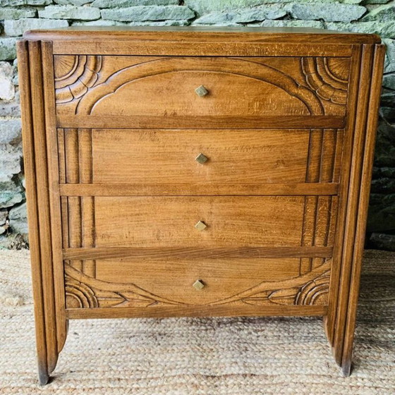 Vintage Art Deco Ladekasten – Hout (photo 6 of 11)
