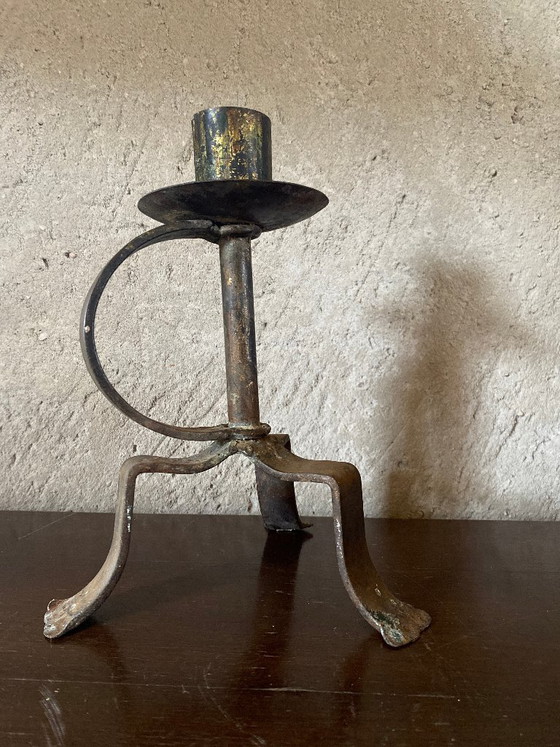 candelabro antiguo – Portavelas, Hierro (photo 4 of 14)