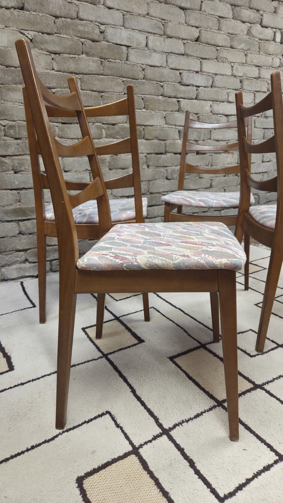 Image 1 of Set of 4 Vintage Welzel Chairs, Scandinavian Style, 1970s