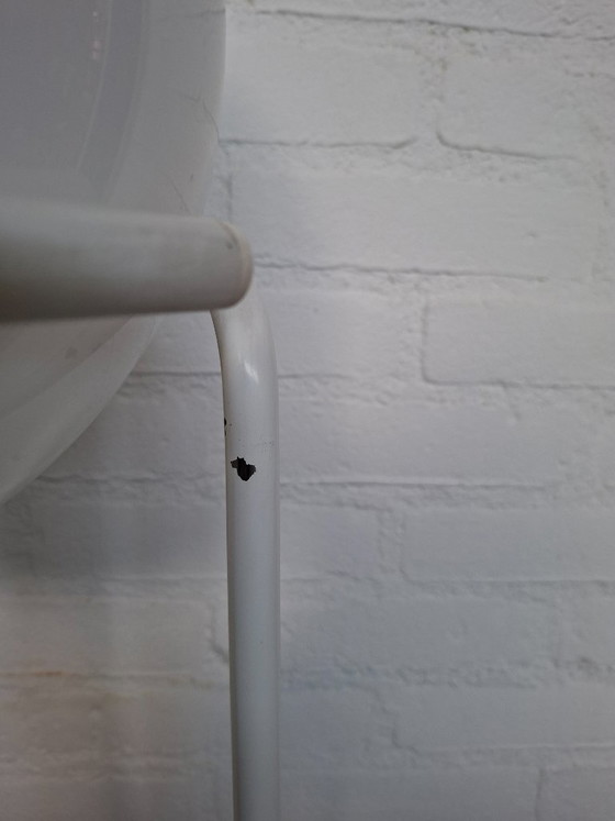 Hala Zeist Floor light model 615 The Basket 1970s, Cast Iron, Metal, White (photo 5 of 8)