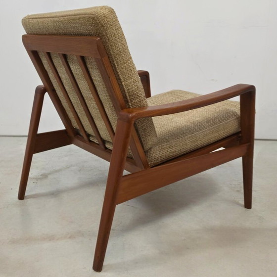 Danish set of Armchairs 60s Arne Wahl Iversen for Komfort – Wood (photo 5 of 7)