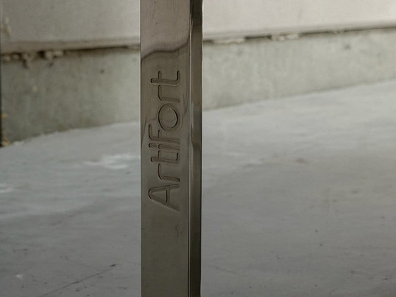 Artifort Mare Poltrone - set di 2 - ottime condizioni – polished steel, Pelle (photo 10 of 10)