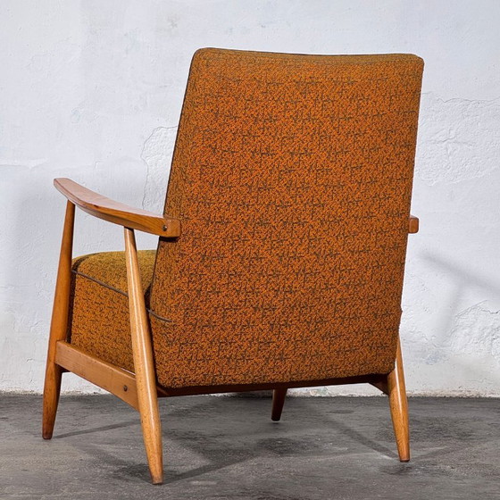 Een paar Hongaarse fauteuils, jaren 60 – Textile (photo 5 of 11)