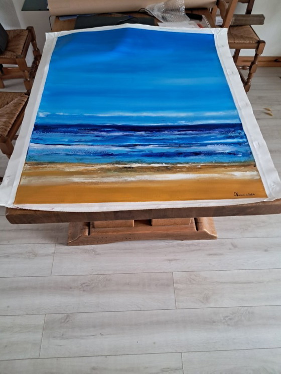 Image 1 of Florian MAIORESCU - La Playa XL - Lienzo del artista