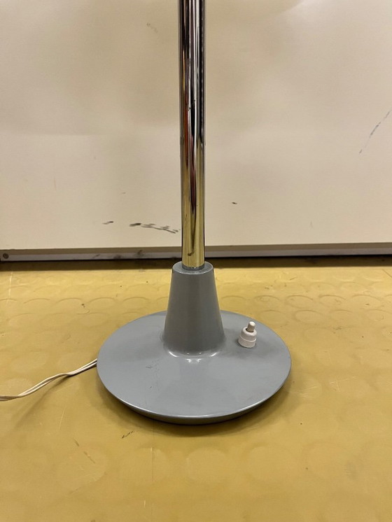 Image 1 of Stilnovo – Model 8022 – Table lamp – Chrome and lacquered metal – Italian design 1950