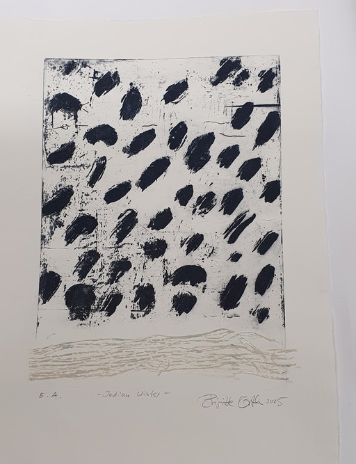 Etching Indian winter