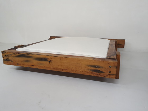 Image 1 of Lit de jour double en chêne wabisabi, 1970