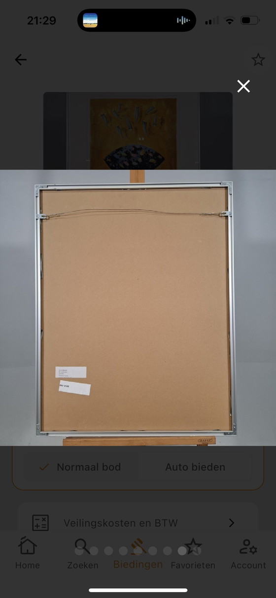 Image 1 of Serigrafía de Lon Buttstedt 85x67 Piedras sagradas del fuego