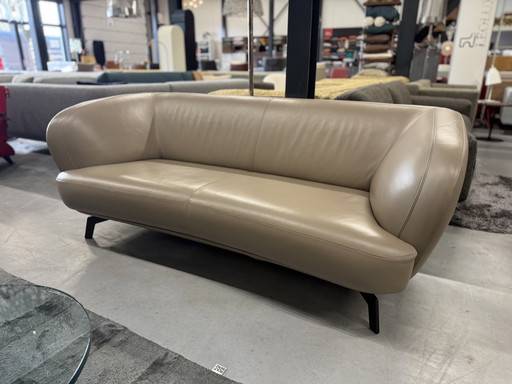 Leolux Flint Sofa 2.5 Seater Raffino Koala Leather