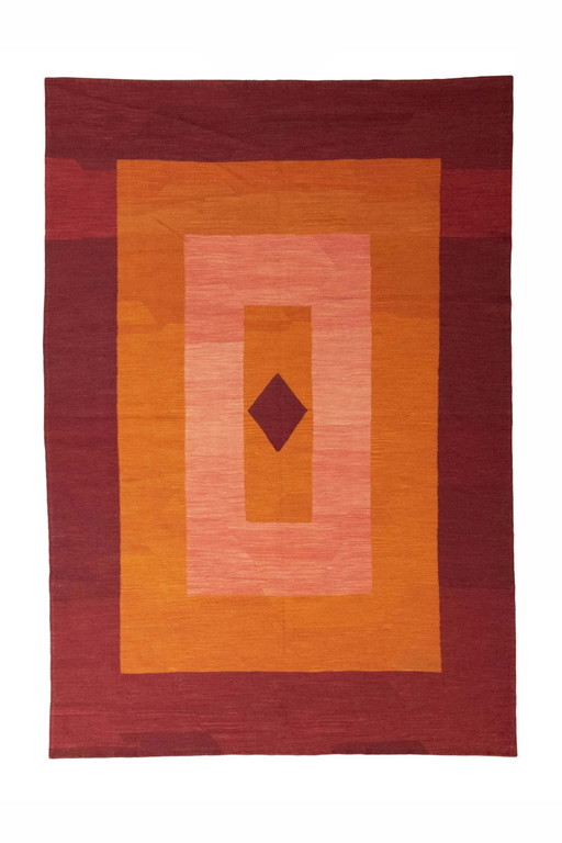 Kilim design tissé à la main - 291 X 202 cm (Nouveau)