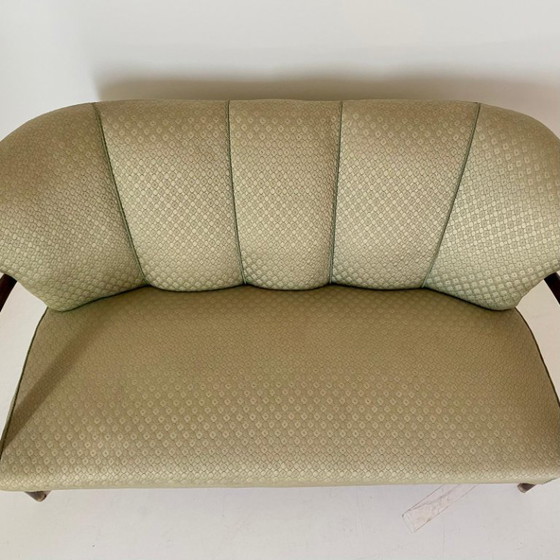 Image 1 of 1Xart Deco Zwei Sitze Sofa, zugeschrieben Malatesta und Mason, Italien 1950S