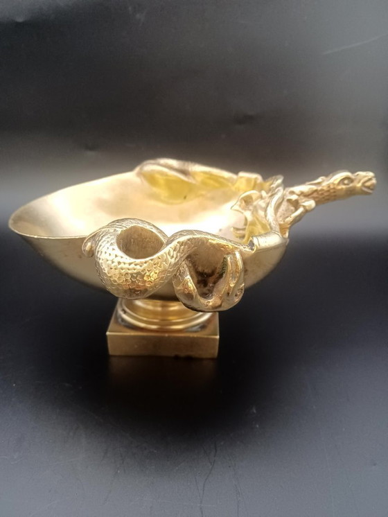 Image 1 of coupe en bronze doré attribué à Delafontaine XIX