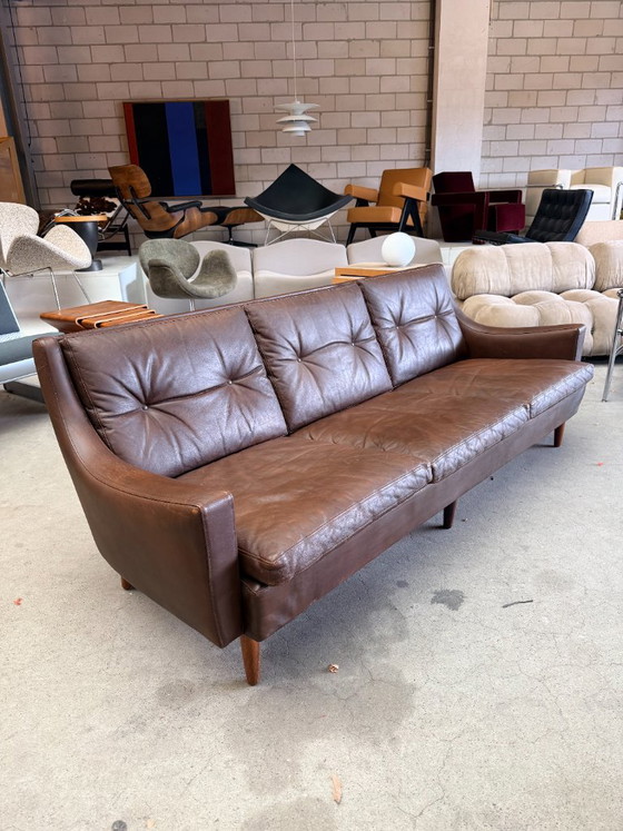 Divano vintage Vejen di Georg Thams – Divani, Leather, Wood (photo 3 of 14)