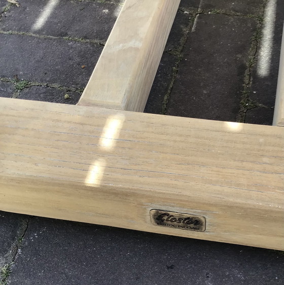 Image 1 of Mooie stevige Teakhouten tuintafel 175x90x72cm van het merk Gloster in heel goede staat