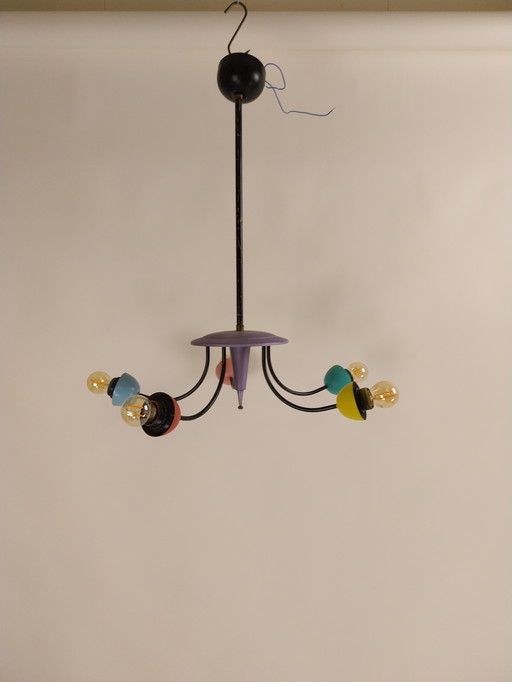 1 x lampada sputnik italiana in stile stilnovo anni '50