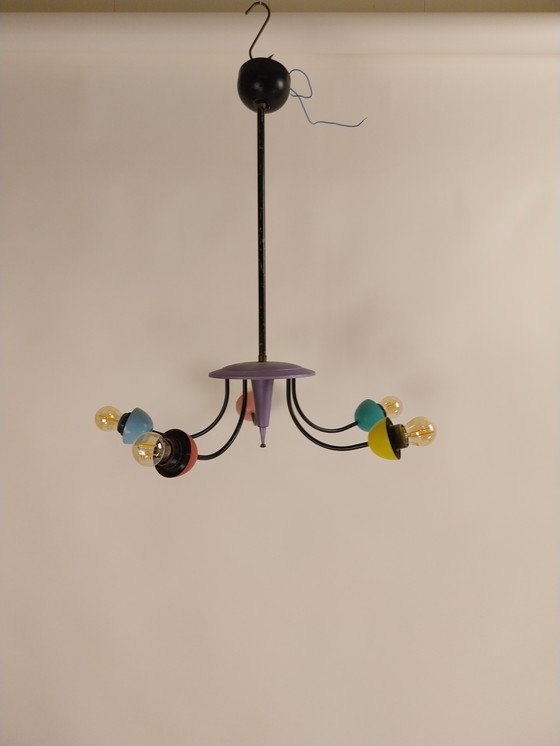 Image 1 of 1 lámpara sputnik italiana estilo stilnovo años 50