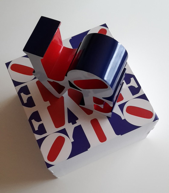 Image 1 of Robert Indiana - Sculpture Love - Blue, Red and White
