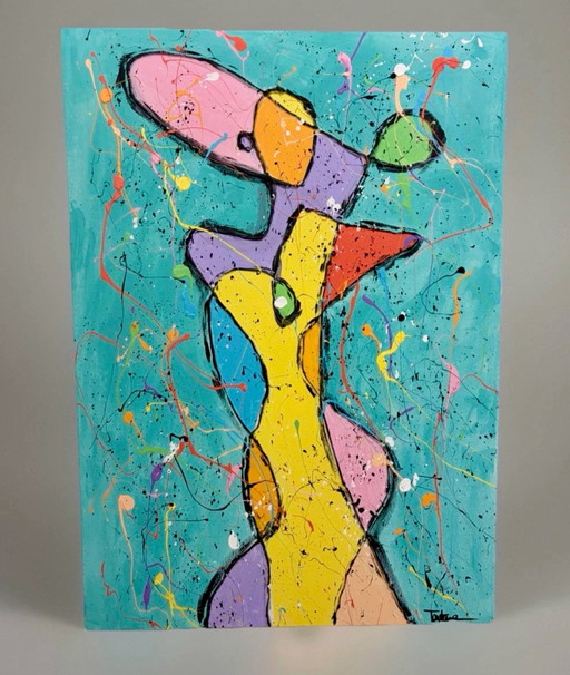 Modern painting directly from the artist Federica Tantera