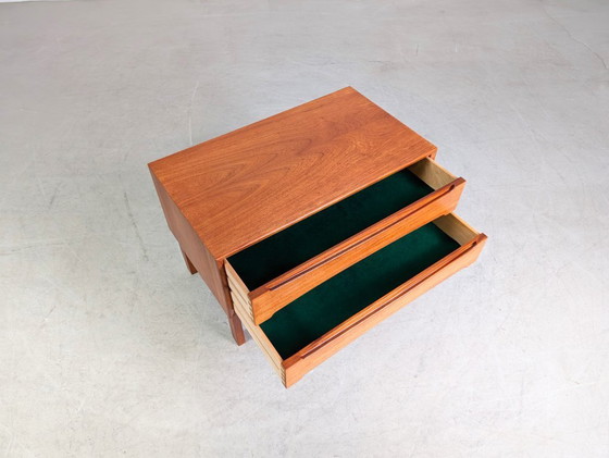 Image 1 of Original Arne Vodder Teak Kommode Midcentury Nachttisch Dyrlund