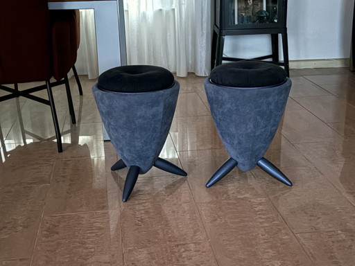 Leolux TamTam 2 stuks – krukjes, Metal, Textile