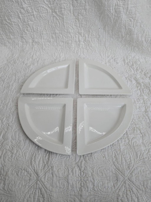Ensemble de 4 Assiettes Villeroy & Boch – tafelwaar, Porcelain (photo 2 of 5)