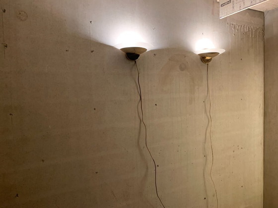 Image 1 of 2x Lámpara de pared dorada Estiluz, España