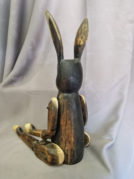 Image 1 of Statue de lapin antique jouet