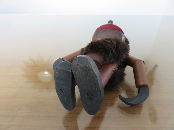 Image 1 of 2 hommes des cavernes en teck, années 60 70