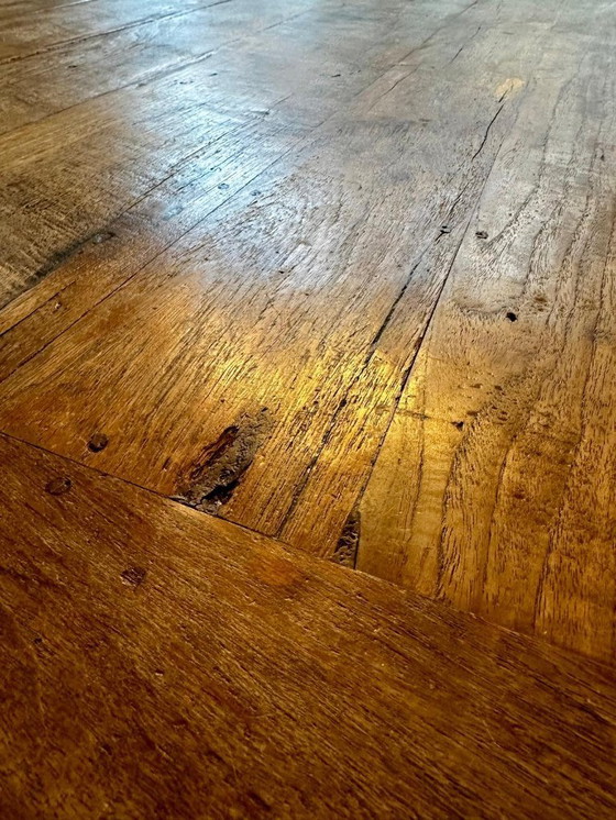 Image 1 of Robust wooden dining table