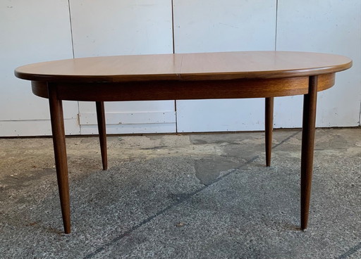 Table à manger vintage de style scandinave en bois et teck