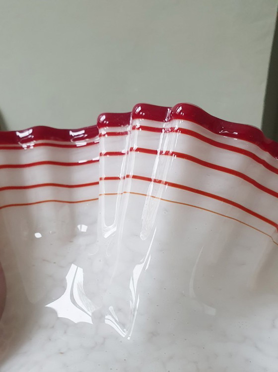 Image 1 of Grande paralume vintage in vetro di Murano - (presumibilmente) De Majo, Italia