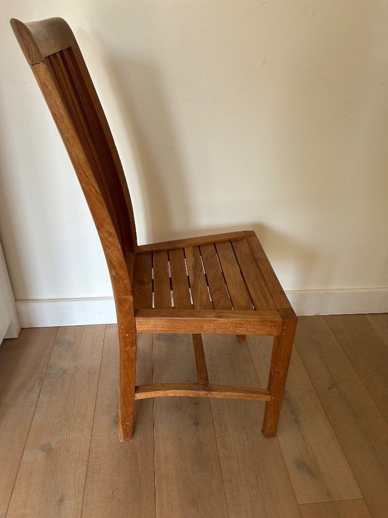 Juego de comedor de teca, madera maciza. – Troubadour, Conjuntos de comedor, Wood (photo 5 of 6)