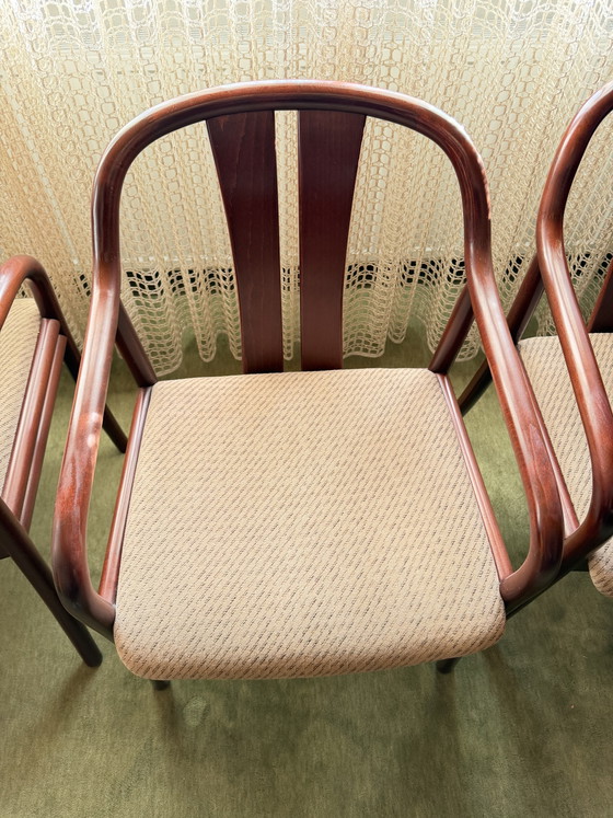 Image 1 of 6x "Asiana" chairs designed by Oswald J. Beck for Casala