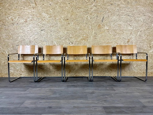 5x 80s chair Chairs cantilever armchair Plurima Italy Design