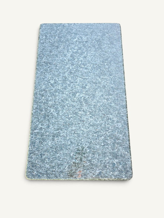 Vintage Monolithic Coffee Table in Green Granite Stone (photo 3 of 5)