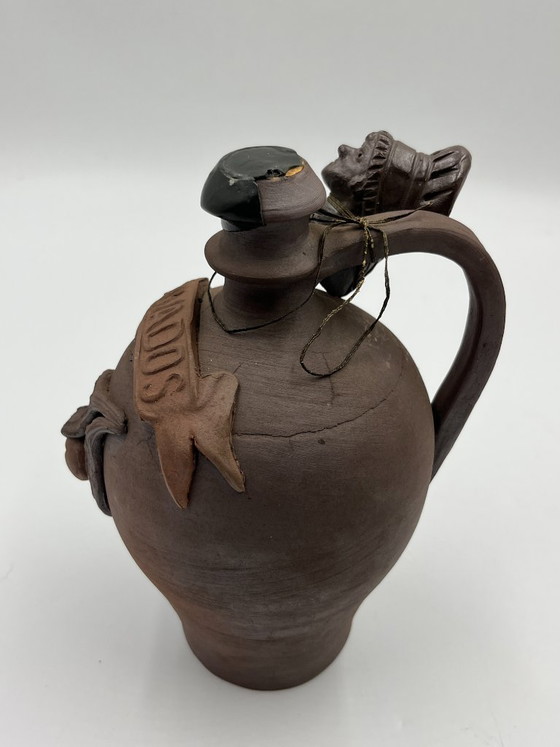 Handcrafted Calvados Jug in Noron Stoneware, Decorative Objects, Ceramic, Brown, Rustic (photo 9 of 9)