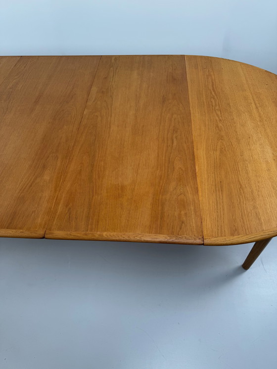Image 1 of Henning Kjaernulf for Sorø Stolefabrik – Model 62 Extendable Oak Dining Table