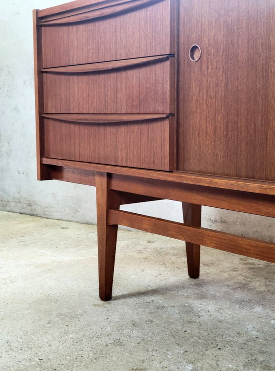Image 1 of Large Mid Century Modern Sideboard in Teak 1960