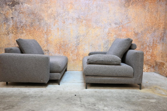 Rolf Benz Nuvola design modular sofa in taupe fabric, Textile (photo 3 of 6)
