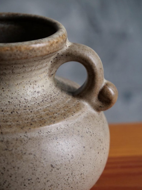 Image 1 of Vaso in ceramica di VEB Haldensleben 2978, vintage anni '70 Wabi-Sabi