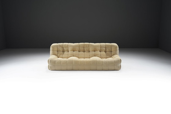 Image 1 of Stunning Kashima Sofa in original leather by Michel Ducaroy for Ligne Roset 1980