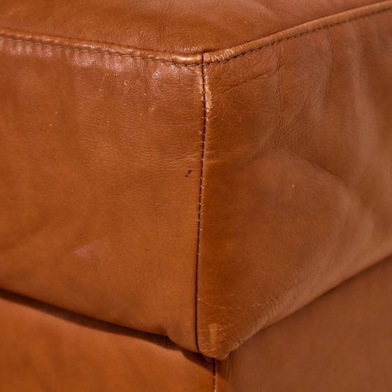 Image 1 of MK11156 Ottoman with leather upholstery