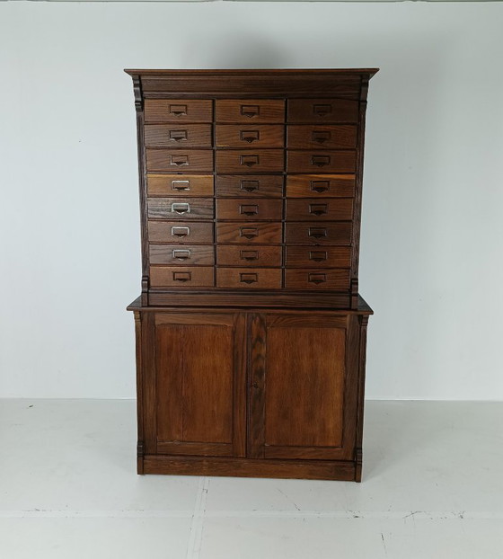 Image 1 of Antiker Notarschrank / Aktenschrank