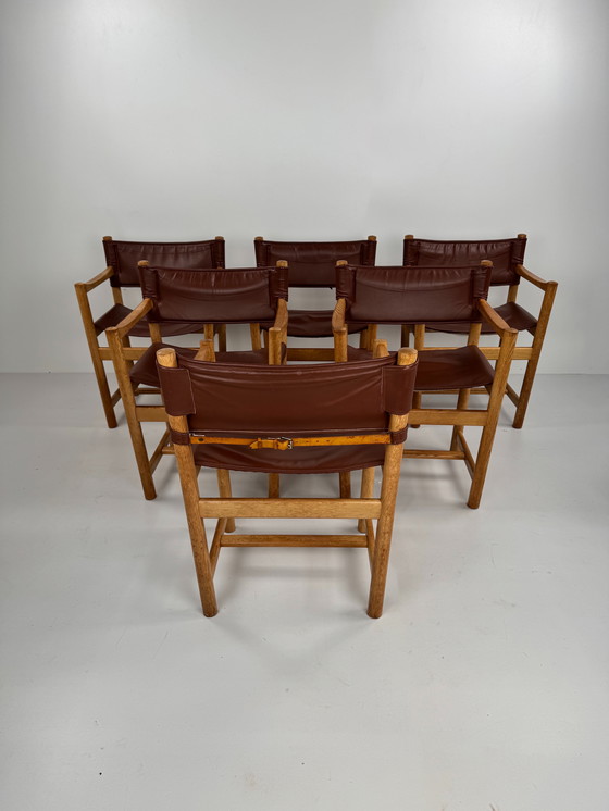 Image 1 of Set di 6 sedie Ditte & Adrian Heath per FDB Møbler – Design danese degli anni '60