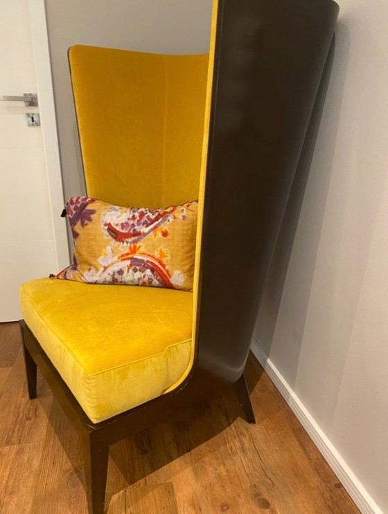 Image 1 of Gestoffeerde fauteuil.