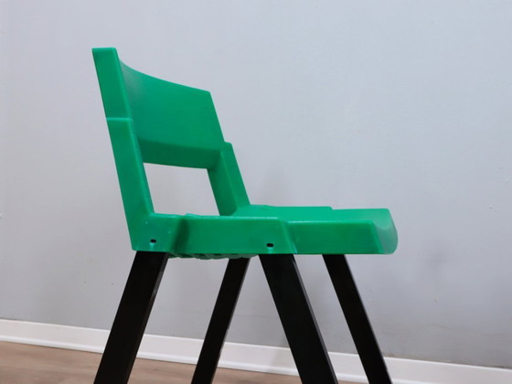 Image 1 of Set aus 4 postmodernen „City“-Stühlen von L/O für LAMM 1980er Jahre