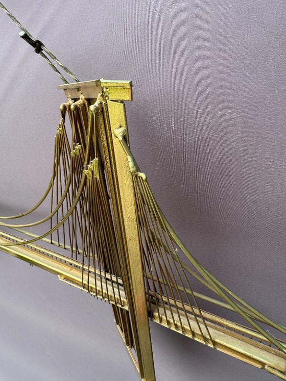 Scultura da parete Curtis Jere Brooklyn Bridge – Decorazioni murali, Metallo, Ottone (photo 15 of 27)
